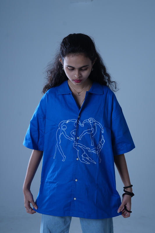 Unisex Printed Relaxed Shirt