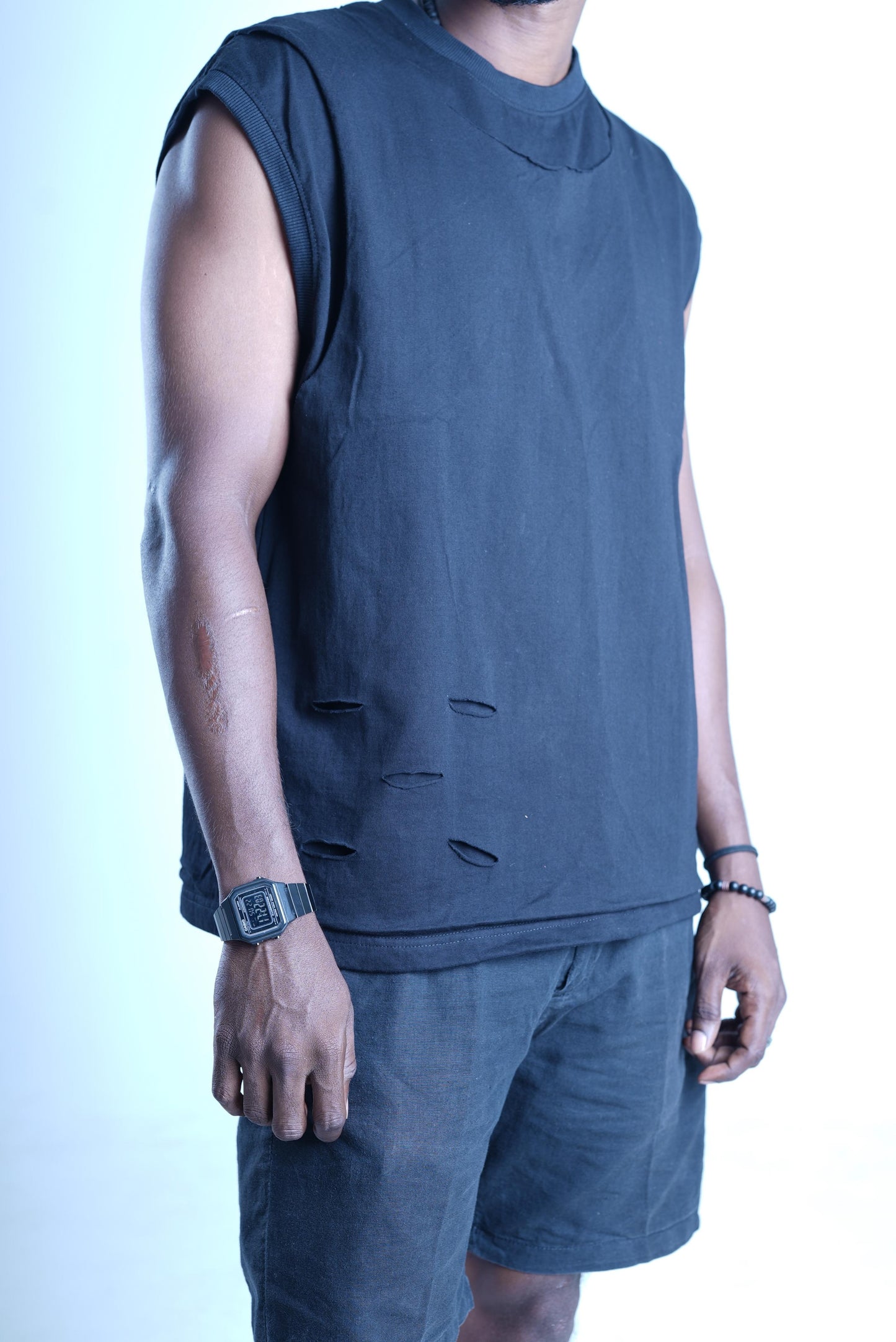 Sleeveless Slim Fit T-Shirt