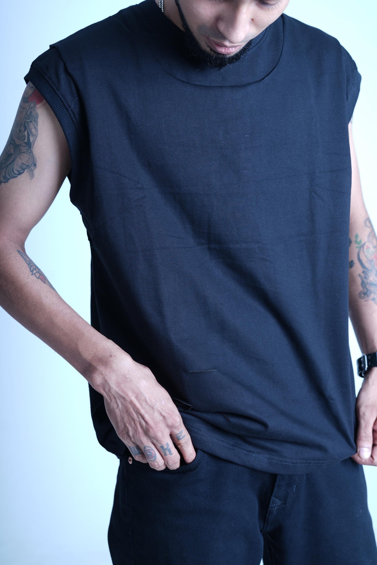 Sleeveless Slim Fit T-Shirt